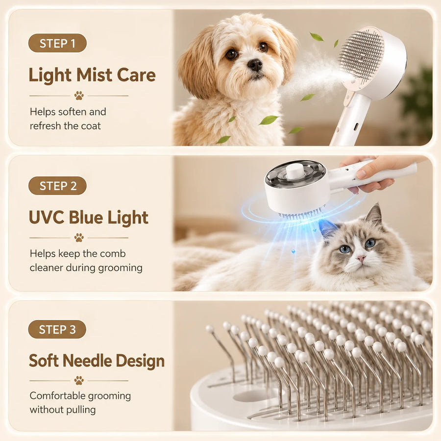 Smoother Fur, Fresher Grooming in One Smart Tool