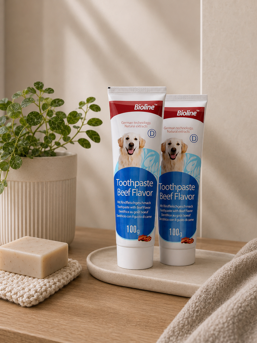 PawsSource Natural Dog Toothpaste - Safe Formula for Daily Dental Care