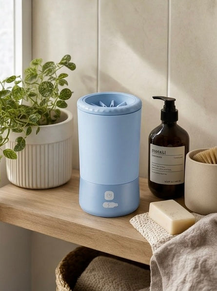 PawsSource Paw Cleaner blue - portable dog paw cleaner